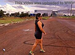 kinda forgot the interview part but damn i fucked luna oliveira's hot latina ass outdoors creampie on the road