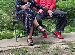 my mother-in-law's job makes me cum so hard flashing her fat ass!