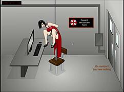 lets play ada wong vs pink queen dildo lickin pussy toys muff divin 😜👅🍑