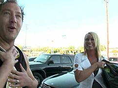 Blonde milf secretary mellanie monroe big boobs seduce men on bed