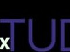 British blonde nurse endures machine edging session