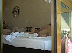 hey grandpa fucking stepdaughter in bed doggy 😏🔥 she rides hard