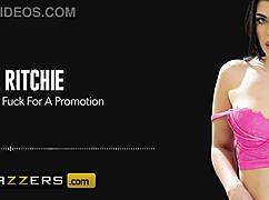 Office Gal Ritchie Face Fucked Choked for Promotion Cumshot Gagging!