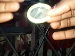 je prépare mon pénis au glaçon pour me faire défoncer la chatte en live