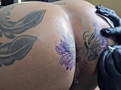 Teasing Bigger Tattoo Around My Curvy Ass Cheeks Now