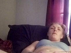 Snow Bunny Shaved Pussy Teases Toys Horny