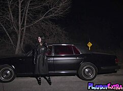 big titted asian teen lily andrews strips nude for pierced nipple tease