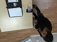 Skinny Latina Mandy Mynx deepthroats cock choking gagging hardcore blowjob slut sucking