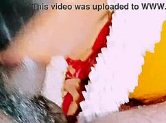 yo check this full saree vid granddad nails stepdaughter with dirty telugu talk cowgirl blowjob