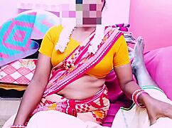 yo check this full saree vid granddad nails stepdaughter with dirty telugu talk cowgirl blowjob