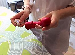 roommate grabs vibrator thinking it's remote surprises girl next door