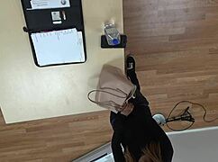 Skinny Latina Mandy Mynx deepthroats cock choking gagging hardcore blowjob slut sucking