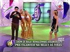 TEAM RONALDINHAS RIPS CLOTHES IN STEAMY STRIPTEASE!