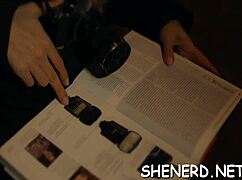 Nerdy Glasses Slut Feels Every Inch Impaled Deep On Mature Strapon During Rough Pov Fuck