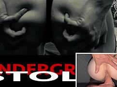 Beach Yoga Party Thong Slips Revealing Blonde's Bubble Butt Monster Cock Pov