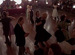 everyday couple dives into french retro tango passion scene