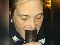 baby blue nails stepmom slurps that black cock with sloppy gumjob 😍💦