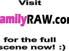 Stepmom spots my sticky jizz rug and teases for more