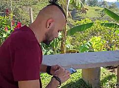 Fucking kourtney love in forest hides monster cock surprise