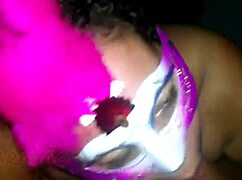 gordinha safada chokes on bbc then takes anal creampie and double penetration