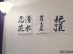 Renka Shimizu sucks cock handjobs masturbation wet pussy uncensored JAV