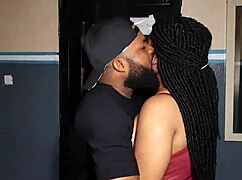 crossing the river to pound that big black cock into ebony babe's ass