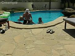 blondes milfs orgy poolside bareback big cocks juicy pussies creampie chaos!