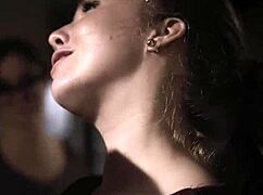 busty secretary milf lena paul bends for boss husband's hardcore ass pounding