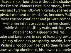 Padme dominates sith lord in alternate revenge ending cuckold femdom