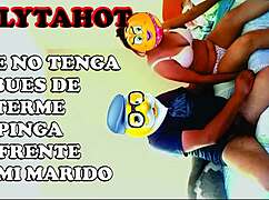 Peruvian wife hunts mature daddy to fuck her raw in front of cuckold husband