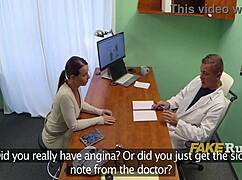 Patient Tongue-Fucks Doctor's Ass in Heels During Hospital Rimjob