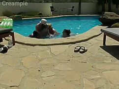 blondes milfs orgy poolside bareback big cocks juicy pussies creampie chaos!