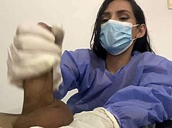 patient's cock got so hard i couldn't resist sucking it sloppy nurse style