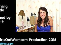 Aussie party babe with big hairy tits masturbates solo using toys in reality hd