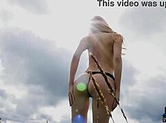 Petite Blonde Milf From Canada Strips Nude Outdoors For Playboy Centerfold