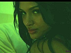 i catch bbw native american milf stripping slow in shower. huge natural tits bounce as she rubs her curvy wet body