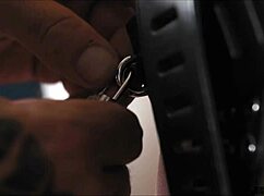 stepdad finally unlocks my chastity belt for old cock pounding