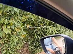 pinay teacher's wet pussy rides lucky fan's cock hard in the car creampie finish!