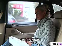 Huge Boobs Blonde Passenger Railed by Big Cock in Cab