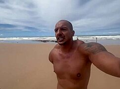 Teen Latina and Friend Strip Bikinis on Bahia Beach for Emo Passion with Machos