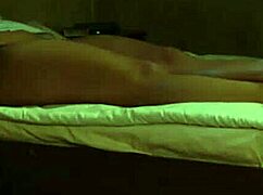 Bound lesbian slave masturbates big tits ass in femdom bondage to orgasm