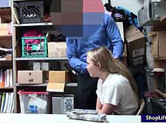 Uniformed thief Alyssa Cole feels the perv cop's hard detention