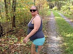 Public Road Walk Turns into Steamy Outdoor Quickie