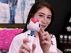 ava's cute braceface small tits bounce riding david lee's monster cock hardcore... so wet!