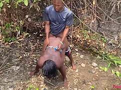 hey babe let's stroll outdoors and fuck hard in the river yard