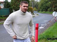 Street Whore Texas Patti Fucks Young Stud Behind Fence