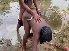 hey babe let's stroll outdoors and fuck hard in the river yard