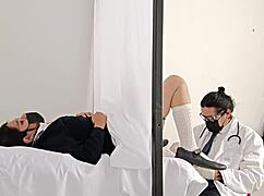 Doctor sneaks monster cock into latina patient during risky hospital exam