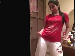 Sexy indian babe shakes ass in private dance party with hot friends