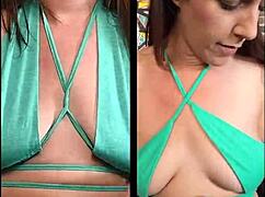 testing this green outfit mixup turned into a fun confusing strip tease